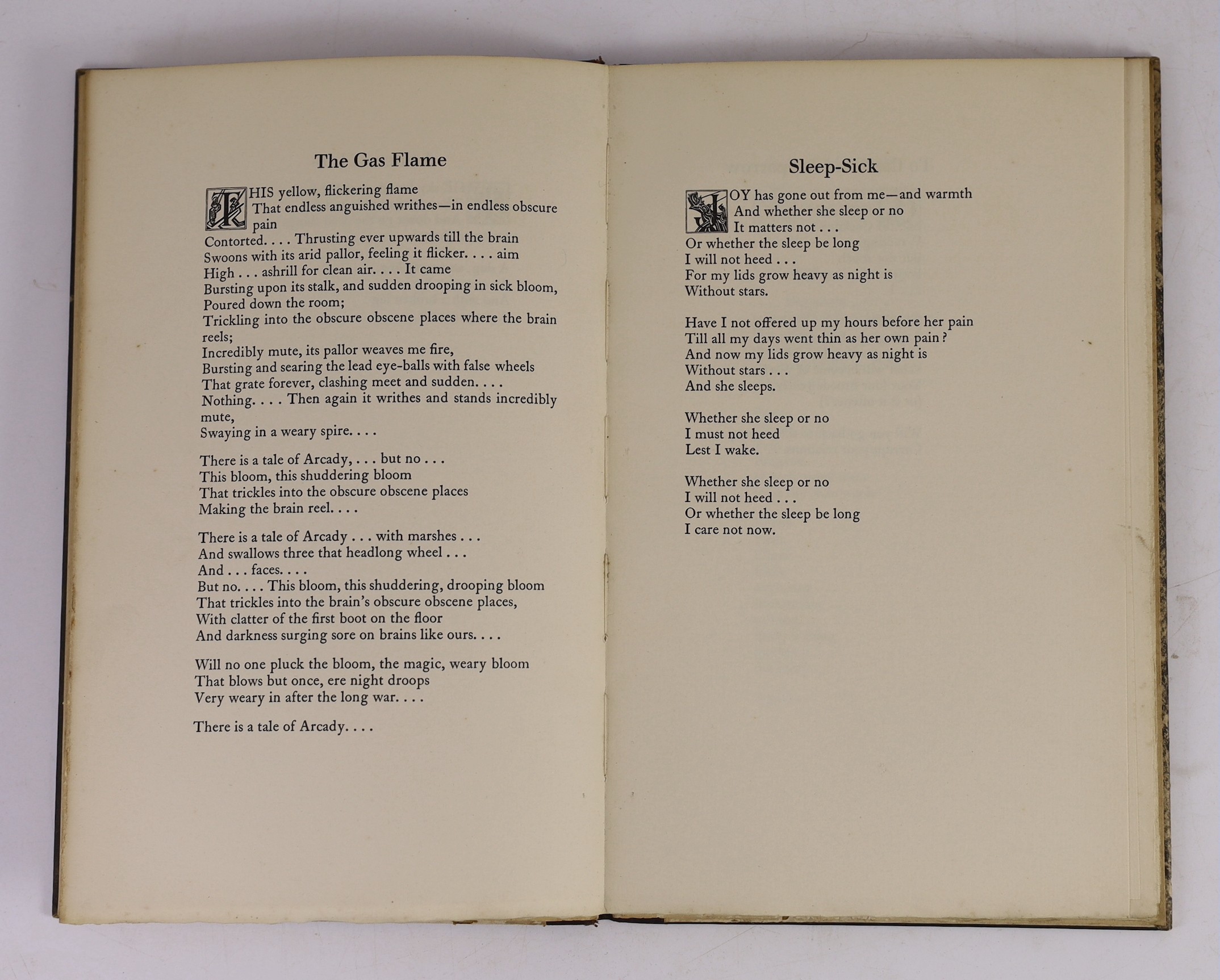 Rodker, John - Collected Poems, one of 200, signed, 8vo, half leather, The Hours Press, Paris, 1930